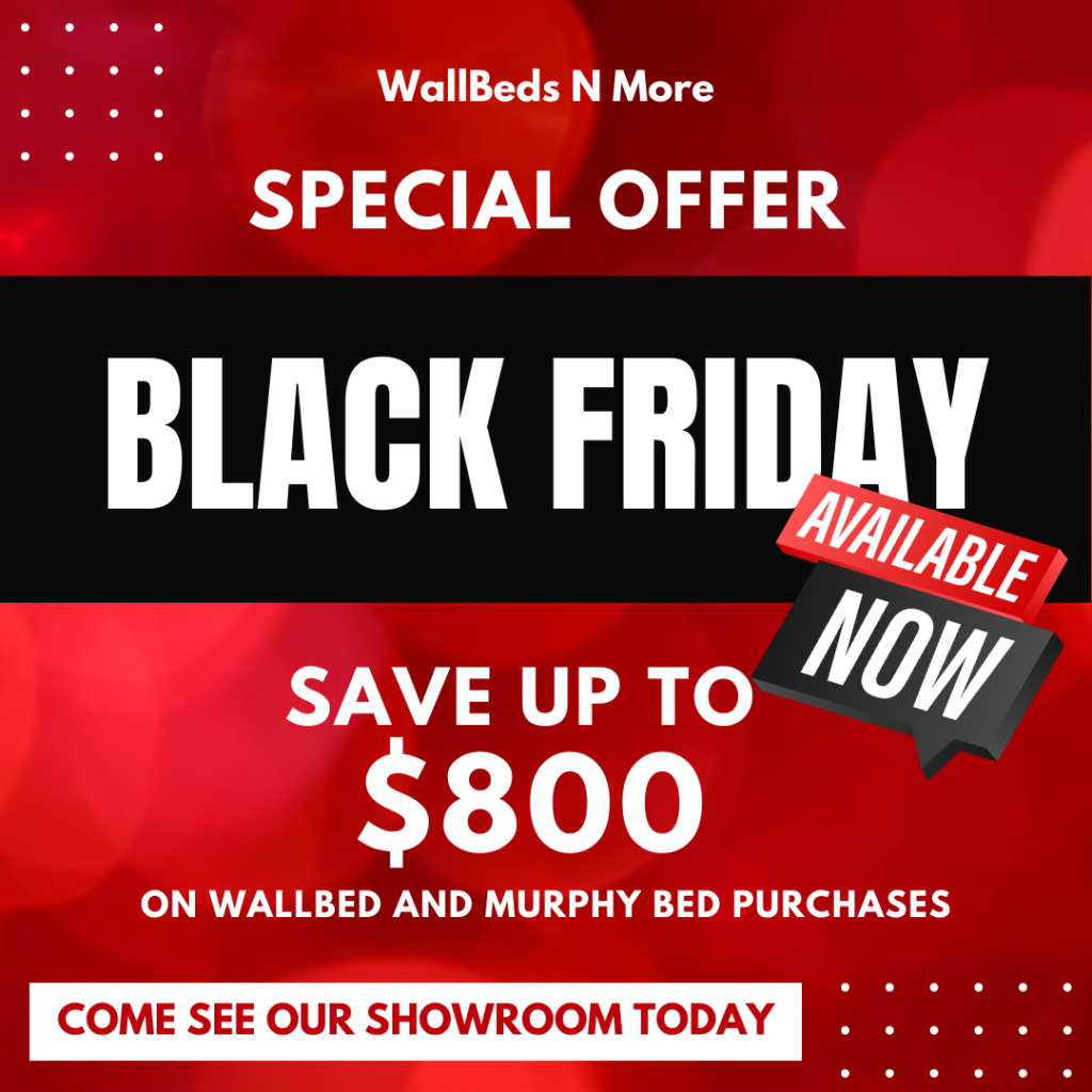 Wallbeds N More Plano Black Friday Specials 2023